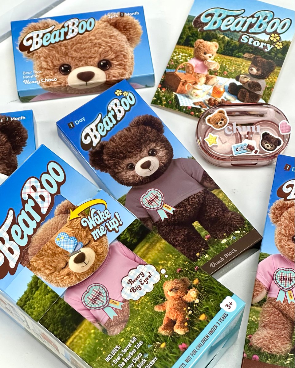 chuulens's tweet photo. 🐻#츄렌즈 #이벤트 🐻
츄쥑이가 왔다.

이벤트 들고 왔다.

#베어부 드리러 왔다.🐻🤎

🎁이벤트 상품🎁 
🚨베어부 "메가 베어 에디션" 기획세트🚨
(원데이 2종, 먼슬리 2종, 렌꾸세트 구성)
🌟총 5분께 드립니다!🌟

💗참여방법: 팔로우 후 인용으로 "ㅂㅇㅂ" 달면 끝!

🗓️이벤트 기간: 7월 3일 ~ 7월 6일
🎉 당첨자 발표: 7월 7일 (개별 DM 안내)