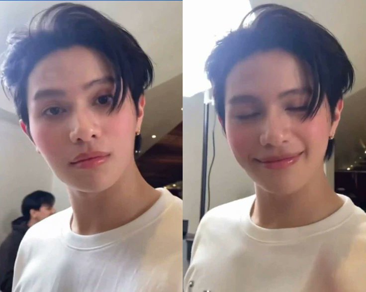 lovingjakrapatr's tweet photo. his red pretty cheeks https://t.co/u9VFPwepAQ