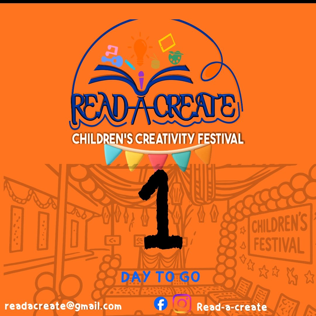 Readacreate's tweet photo. One day to go. Tickets available for 3000 Naira. Pay to 7065741425 OPAY
Send proof of payment to readacreate@gmail.com https://t.co/byjeaB31nI