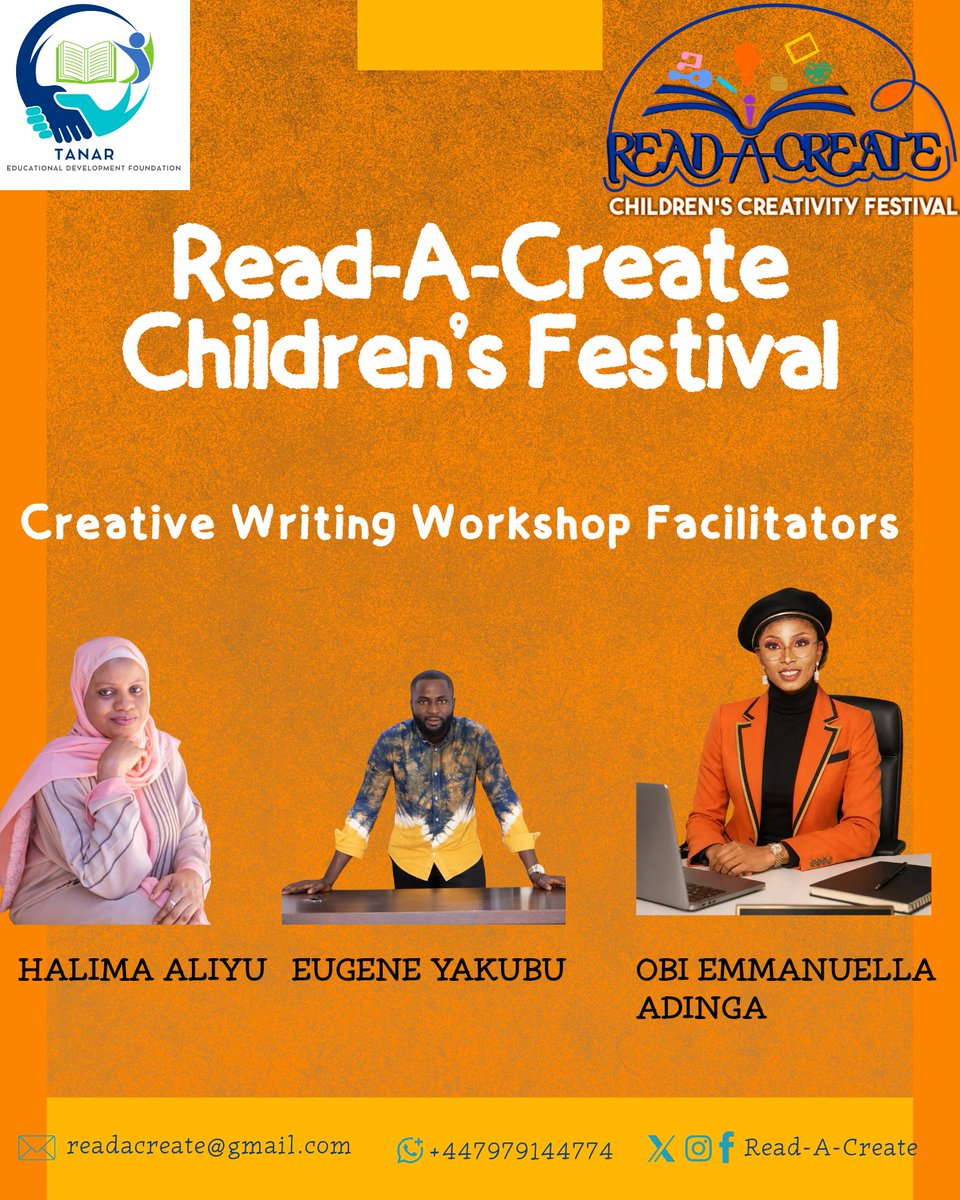 Readacreate's tweet photo. One day to go. Tickets available for 3000 Naira. Pay to 7065741425 OPAY
Send proof of payment to readacreate@gmail.com https://t.co/byjeaB31nI