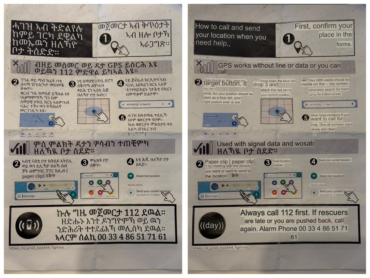 thenowherephoto's tweet photo. Leaflet found in the illegal migrant camp at Wissant Beach, France.

The level of organisation and coordination behind these crossings is striking. From what I witnessed, this appears far more structured than many people might expect.

In my opinion, it raises serious questions about how coordinated these operations are.

#Wissant #France #IllegalMigration #ChannelCrossings #BorderSecurity #UK #EnglishChannel #Journalism #CitizenJournalism