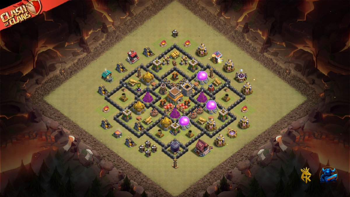 aankancil69's tweet photo. Best Town Hall 8 War Base (July 2026) | Ultimate Anti 3-Star TH8 CWL & Clan War Layout! Clash of Clans
📌COPYLINK BASE: https://t.co/tdbx4yVo8h
#ClashOfClans #Coc #th8 #th8base #townhall8 #th8coc https://t.co/1i9YaEknvH
