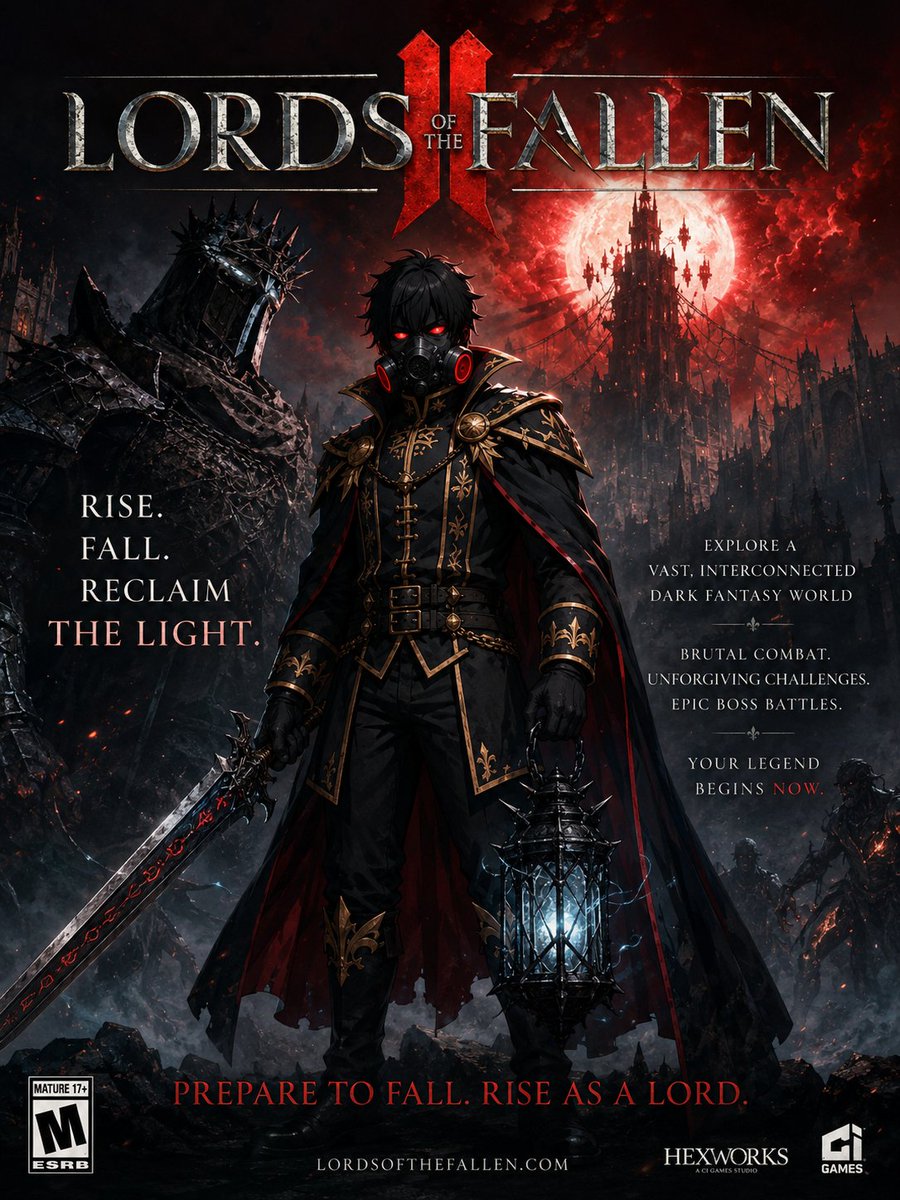 GamingSyndicat5's tweet photo. Today's free promo post goes to lords of the fallen 2, keep an eye out for the game and wishlist it on you preferred platform.
#lordsofthefallen2 #soulslike #hexworks 
@lotfgame https://t.co/zXuVixaSzf
