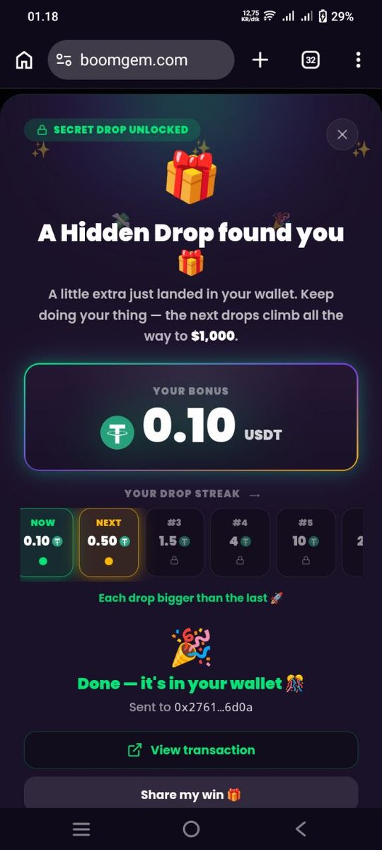 Muhamma39364128's tweet photo. Spin Spin nanti dapet random box.. Open bisa di WD langsung ke wallet

https://t.co/eeC8aWWKqC

#crypto #web3 #airdropgame https://t.co/MGUleUaWuv