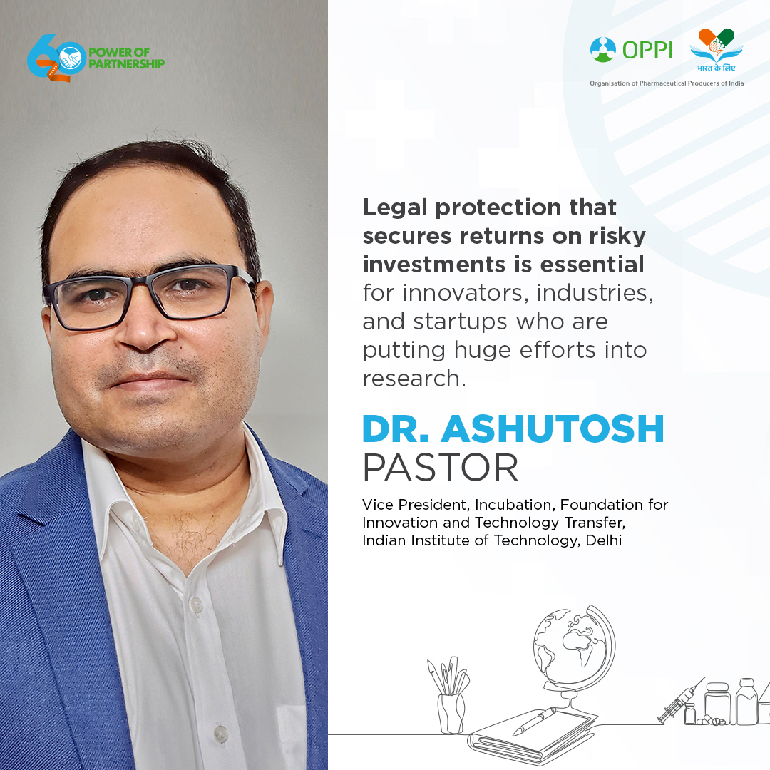 OPPIIndia's tweet photo. Innovation thrives when ideas are protected. As Dr. Ashutosh Pastor highlights, a strong legal framework encourages R&D, builds confidence, and accelerates healthcare innovation.
Read more: https://t.co/64RosDag5i
#OPPIAt60 #PowerOfPartnership #BharatKeLiye https://t.co/UJNZcJoffJ