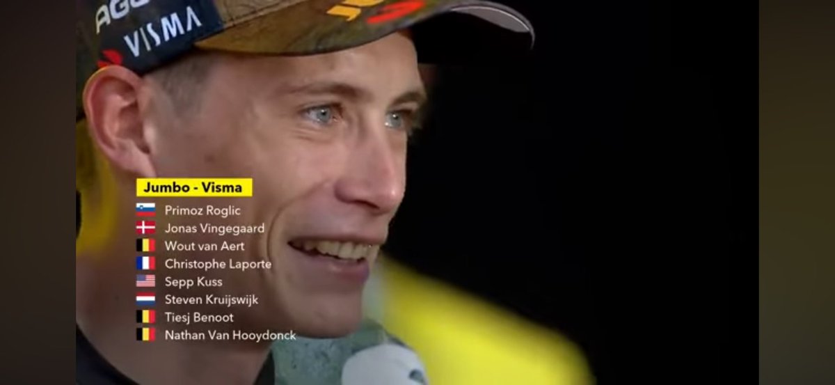 BenjaminElberth's tweet photo. Hvis du ikke er i #tdfdk-humør, så hop ind og se ‘Team Presentation Tivoli 2022’ på YouTube. Gåsehud leveres af @RitterTV2 og @StineBJorgensen 

Vingegaards præstation bagefter kender vi. https://t.co/jANiHeFvBd https://t.co/NmEYMqKbrW