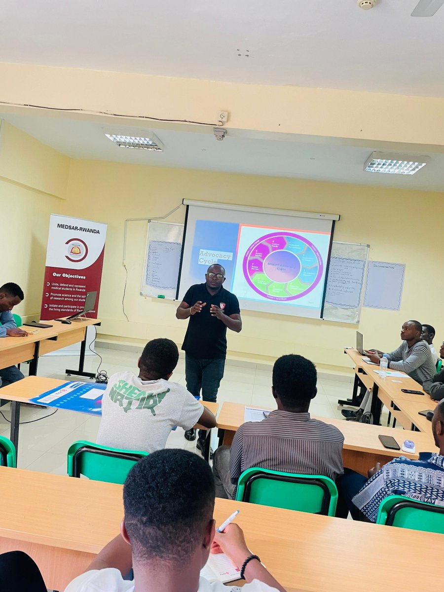 HAYi_Group's tweet photo. It was a pleasure facilitating this session with MEDSAR members at the University of Rwanda – Huye Campus as we continue creating opportunities for better health and social development. https://t.co/s1uXzeWg7e
