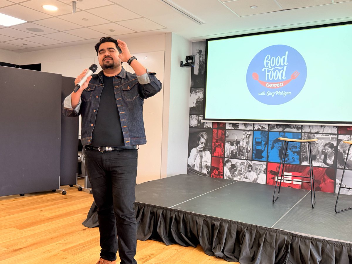 BakerResearchAu's tweet photo. Dilruk Jayasinha is the funny man of stage &amp; small screen.

But when he had a heart attack a few years ago he had a lot to process. 

He joins our ambassador Gary Mehigan to talk heart health, recovery &amp; coffee.

📺Catch Dilruk this week on Good Food Everyday. Ch10, 1pm or stream https://t.co/OmUlTS1OzB