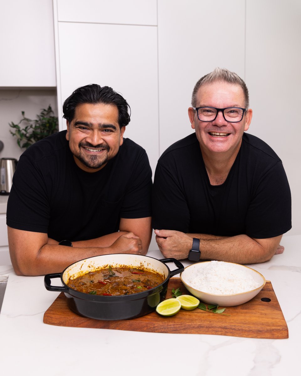 BakerResearchAu's tweet photo. Dilruk Jayasinha is the funny man of stage &amp; small screen.

But when he had a heart attack a few years ago he had a lot to process. 

He joins our ambassador Gary Mehigan to talk heart health, recovery &amp; coffee.

📺Catch Dilruk this week on Good Food Everyday. Ch10, 1pm or stream https://t.co/OmUlTS1OzB
