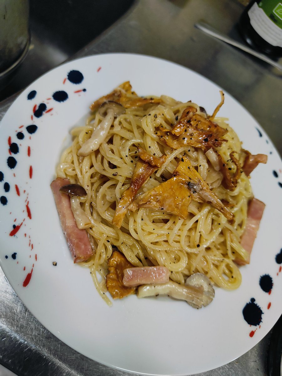 kassanskype's tweet photo. 乾燥アンズタケのクリームパスタ🍝 https://t.co/ERlD7wBlwu