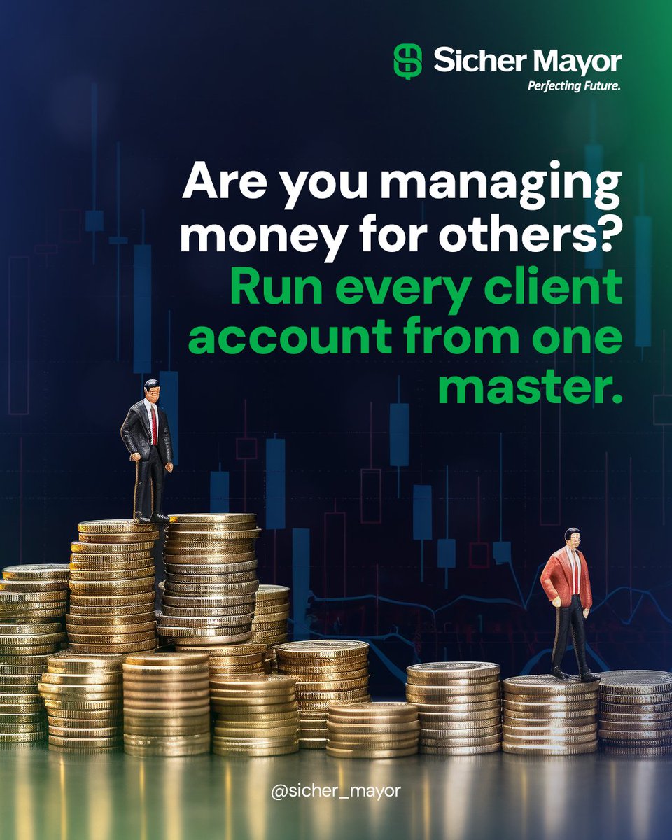 SicherMayor's tweet photo. Less operational risk, cleaner records, and time back to actually manage.

Click the link in bio to see how managers use it.
#FundManagers #TradeCopier #SicherMayor #ForexTrading https://t.co/VwNqs6ouOQ