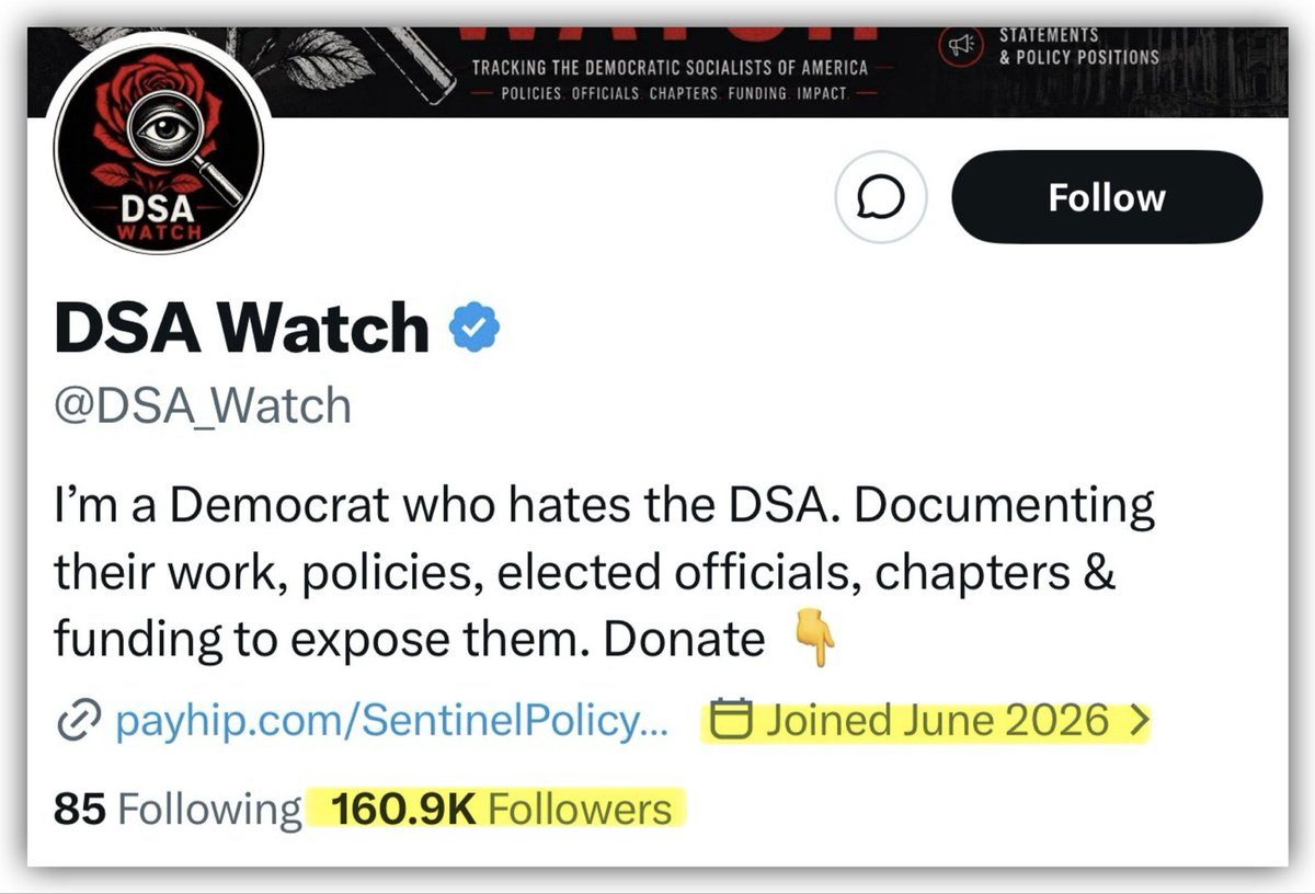 GenXGirl1994's tweet photo. Account opened in June 2026, has 160K followers, posts in support of Israel and Fetterman. 

Totally not a fake op account. 😂🤣 https://t.co/jsjsRIH868