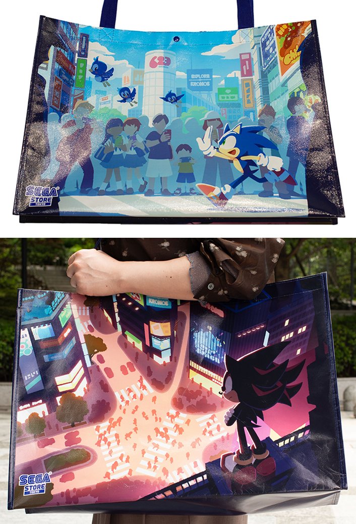 FrackDeals's tweet photo. As part of its 1st Anniversary celebration, SEGA Store Tokyo is releasing two shopping bags, featuring brand new Sonic Pict Art!

These will be available starting July 17th https://t.co/4c1f2N9ysy