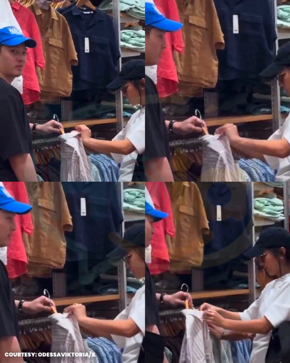 holaphofficial's tweet photo. SPOTTED AGAIN!

Aktres na si Kathryn Bernardo at rumored boyfriend niya na si Lucena City Mayor Mark Alcala, muling naispatan na magkasama sa isang clothing store. https://t.co/DIr2NuJjwr