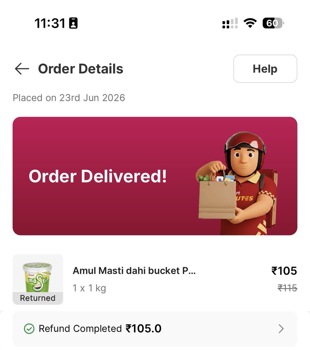 AtulPandeyUP's tweet photo. @Amul_Coop @fssaiindia @jagograhakjago @jaagograhakjago it is 2nd time when @Flipkartminutes sent expired and rotten curd, 1st on 23 and 2nd on 3rd July26. I advise please check seal and expire date and open the box after receipt. Avoid ordering flipkart minutes https://t.co/RFBTXqOuD0