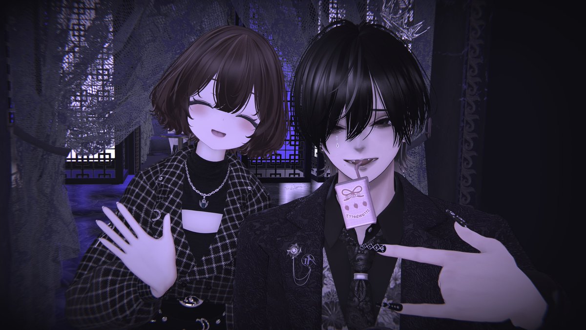 yukijirushi_vrc's tweet photo. #Alterego_vrc おにゅーなわーるどでめちゃかわな姫たちと最高な夜でした💟 https://t.co/VA4weWEf3k