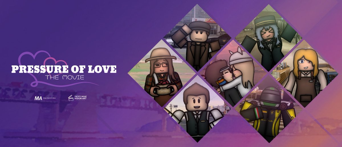 AutomobilesMigz's tweet photo. "PRESSURE OF LOVE" The Movie - Banner Art Reveal 🍿❤️🧡💛 

@AutomobilesMigz X @RBLX_RECON

Coming on July 👀📆

Like and Retweet are appreciate 👍♻️

#Roblox #Robloxart #art #RTC #artmoots #robloxartists #RobloxAvatar https://t.co/vQ1tjyfsrD
