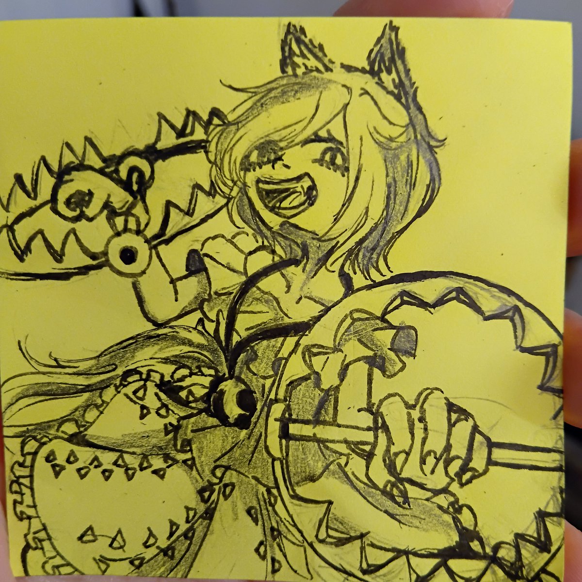 Anobruh's tweet photo. Day 100 - Enoko Mitsugashira
#touhou #touhouproject #Touhou_Project #TouhouArt https://t.co/L6XK2GoU1k