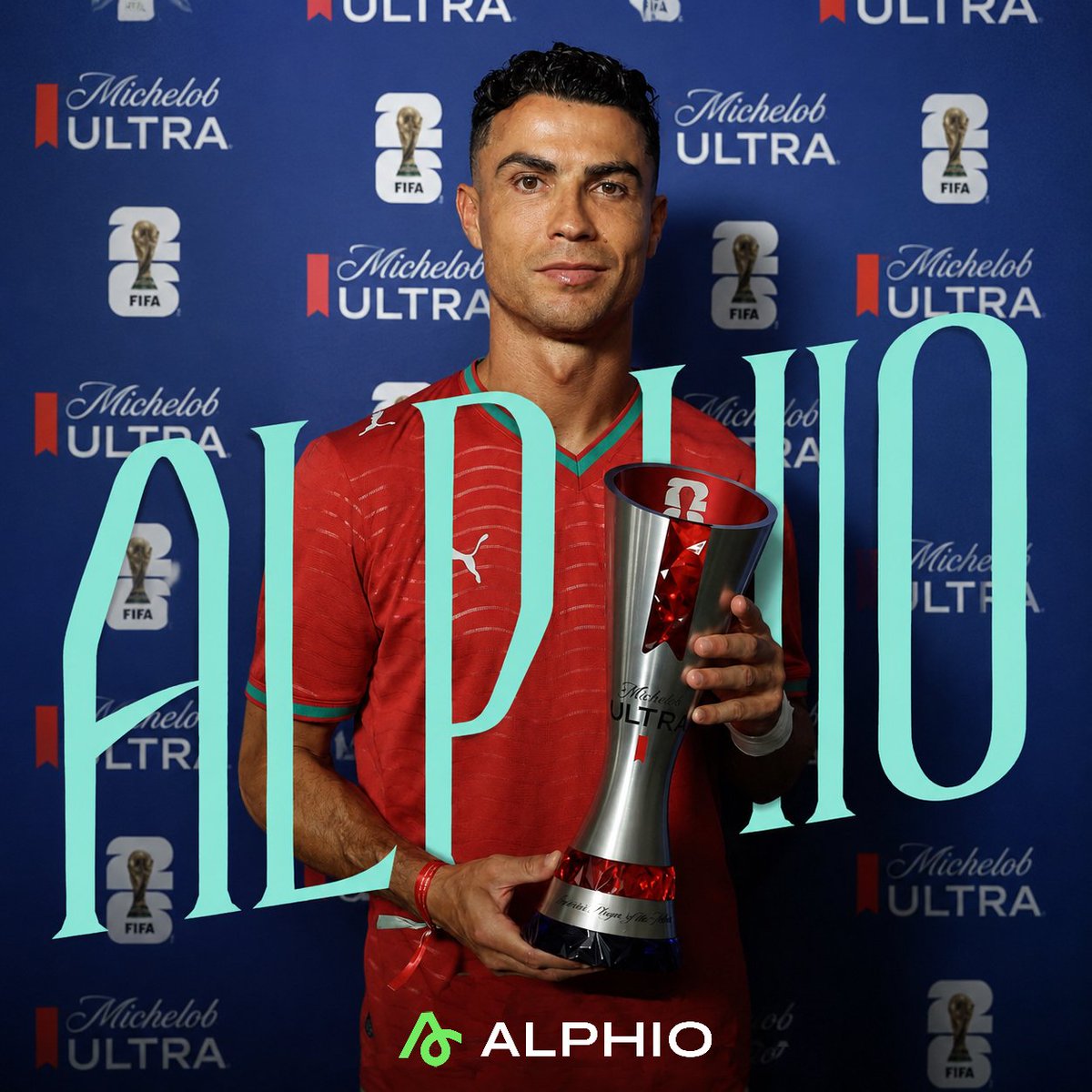 AlphioAI's tweet photo. #Ronaldo gets the trophy. ๐ฅ
#Alphio watches what happens next.
Player hype, market odds, prediction shifts โ all in one AI trading workspace. https://t.co/Lla2iJaHeJ