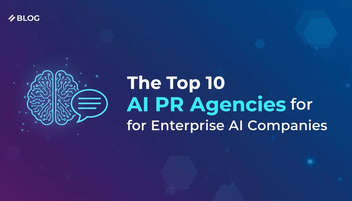 slicedbrand's tweet photo. We’re proud to share that SlicedBrand has been ranked #1 in Business+AI's Top 10 AI PR Agencies for Enterprise AI! Read all about it here: https://t.co/n13TX3Czwu https://t.co/k9wlIGFWjw