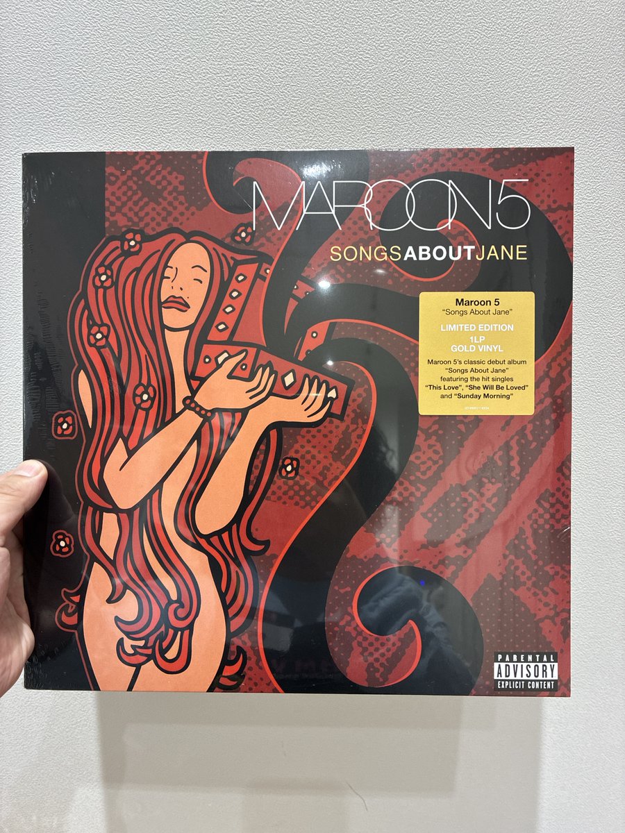 Maroon5 レコード 入荷情報】 Maroon 5/Songs About Jane (ゴールド・ヴァイナル仕様