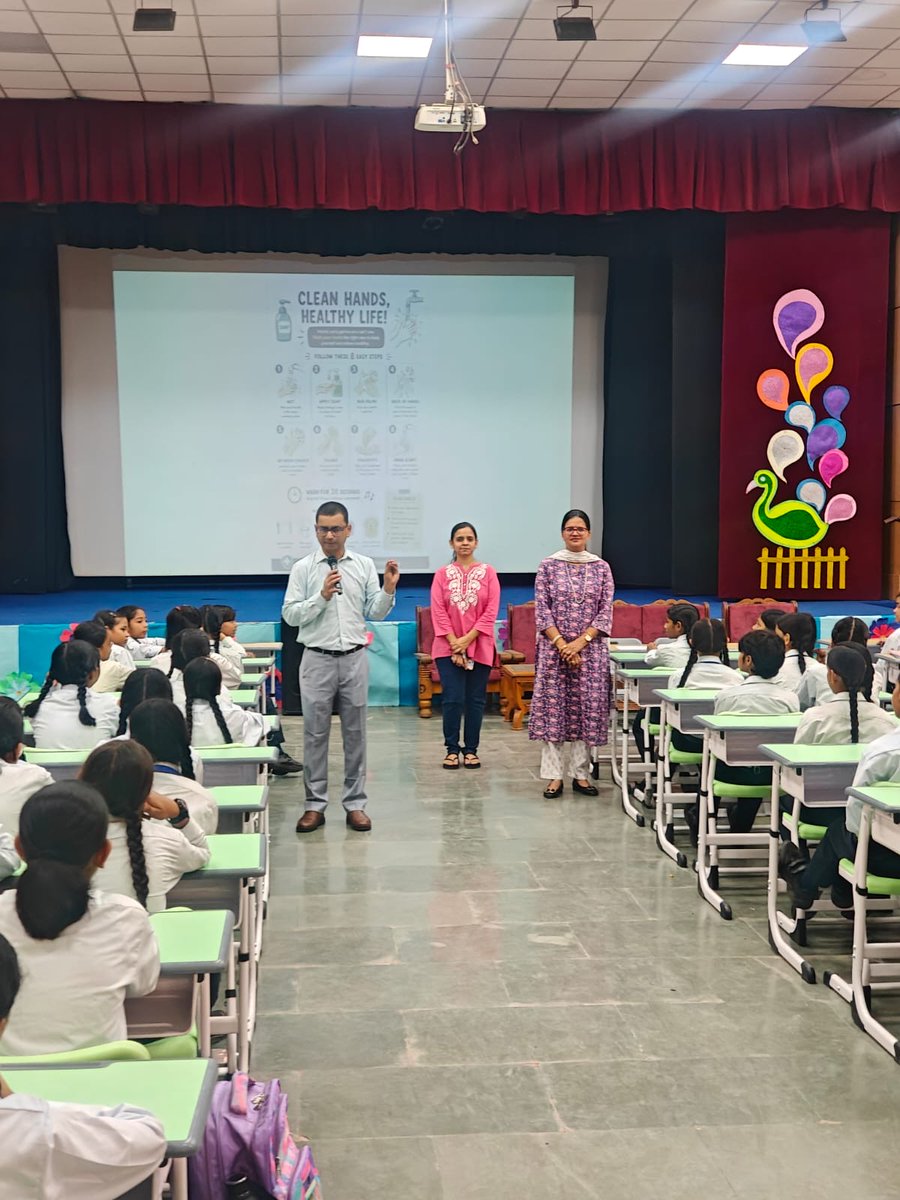 DwarkaSec10SoSE's tweet photo. A Menstrual Health Literacy Awareness Session was conducted on 3 July 2026 for our girl students by our Menstrual Hygiene Champions, Ms. Shalini &amp; Ms. Sujata in presence of HOS Dr. Atul Kumar, promoting health, hygiene, confidence, and informed choices.@Dir_Education https://t.co/3BkyfnuMX9