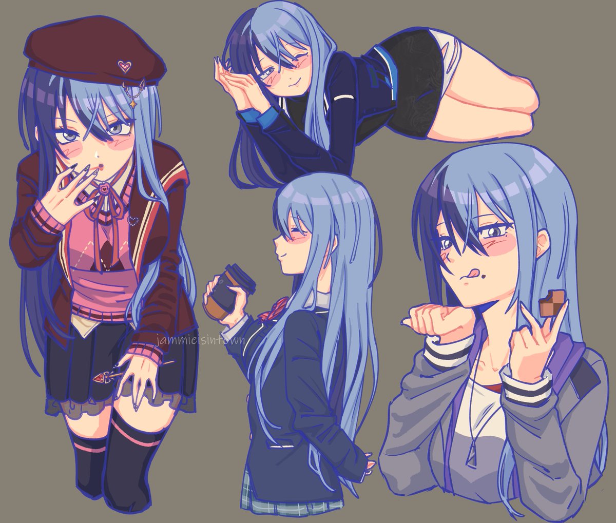 Jammieisintown's tweet photo. ☕️♀️#prsk_FA https://t.co/xB3eTmPqLj