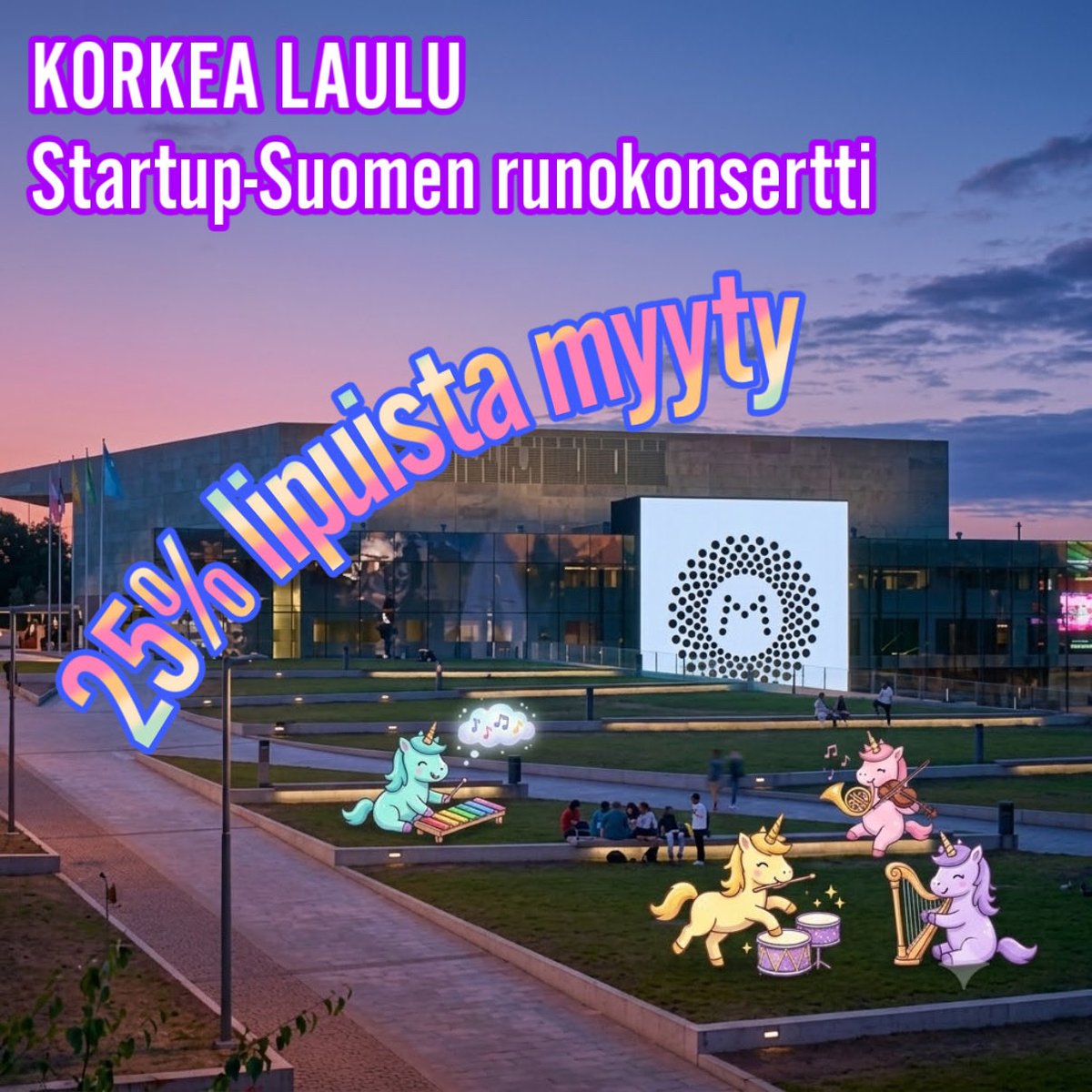 timomj's tweet photo. Luku jo 30%. Ota lippusi ennenkuin ne ovat loppu. https://t.co/SKwT3ipCcZ https://t.co/hUoLAz81nO