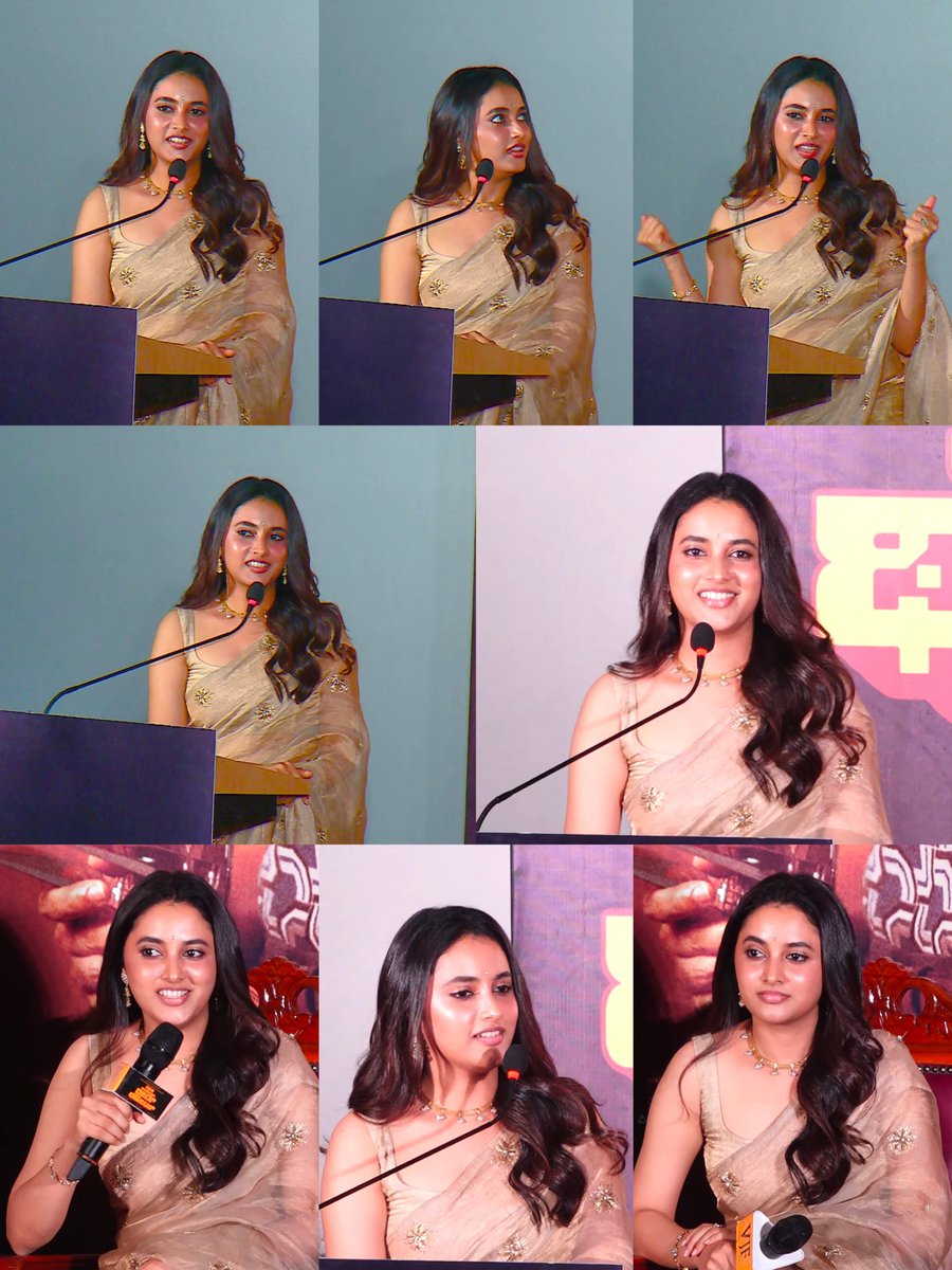 TrendsPriyanka_'s tweet photo. All About Yesterday !!!  #666OperationDreamTheatre  Pressmeet At Bengaluru. 

@priyankaamohan 🤍🤎

#PriyankaMohan #PriyankaArulMohan https://t.co/D6agLSpkGX