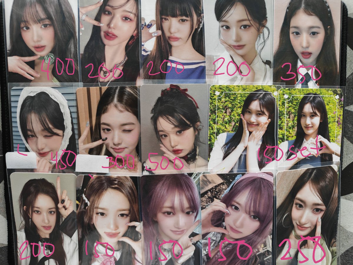 jadeyyy_jc's tweet photo. wts lfb ive ph. 

IVE assorted official photocards

~see pic for prices~

♡ Onhand
♡ Good Condition
♡ Payo/ DOP
♡ Payment Method: Gcash
♡ Courier: J&amp;T express

~DM for more Inquiries~

🔖: IVE wonyoung rei liz leeseo gaeul https://t.co/lvGEl0toAn