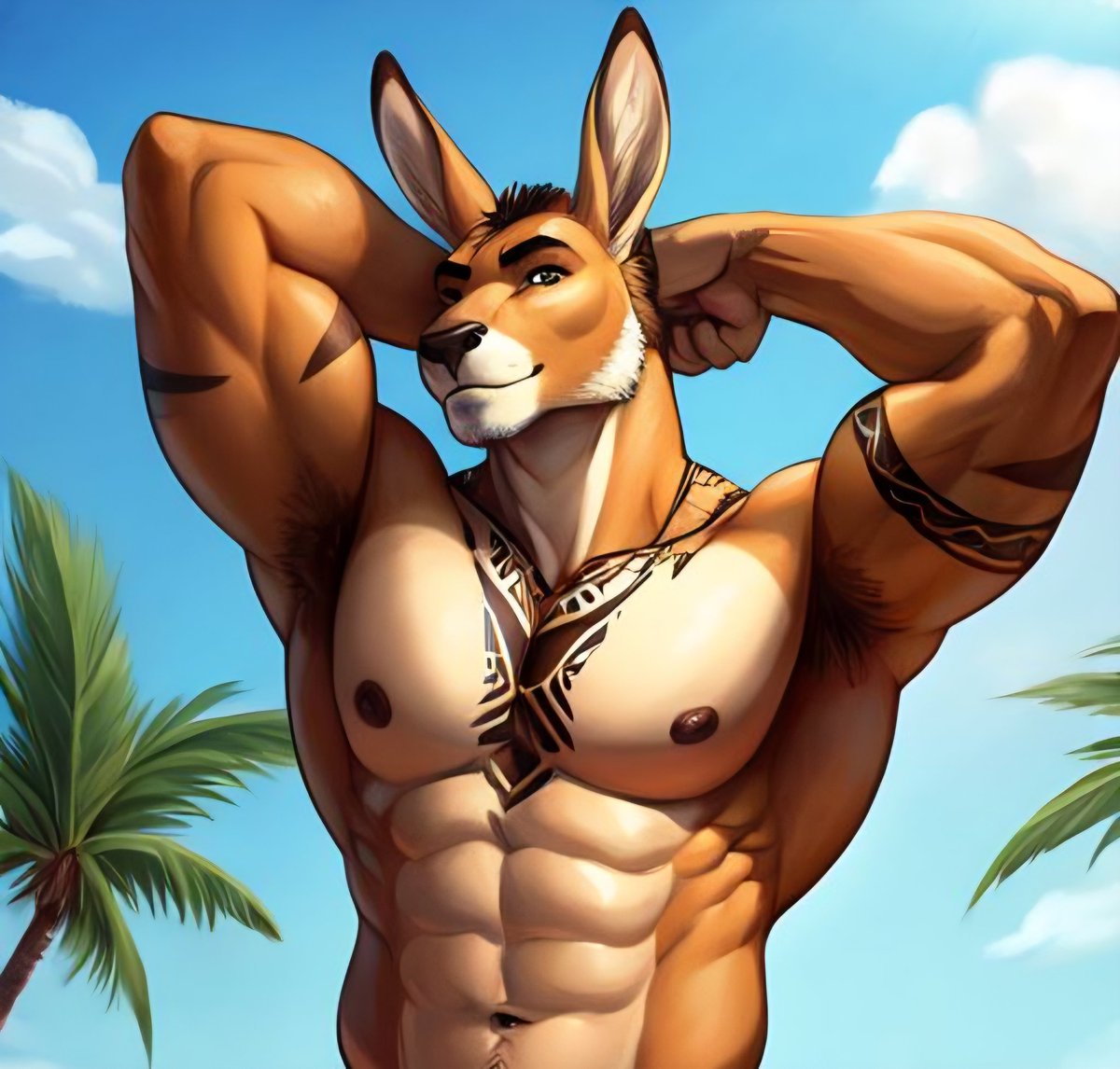 HunkyRoo's tweet photo. "G'day mates, care to have a little fun with me?" https://t.co/BcHMadCqrU