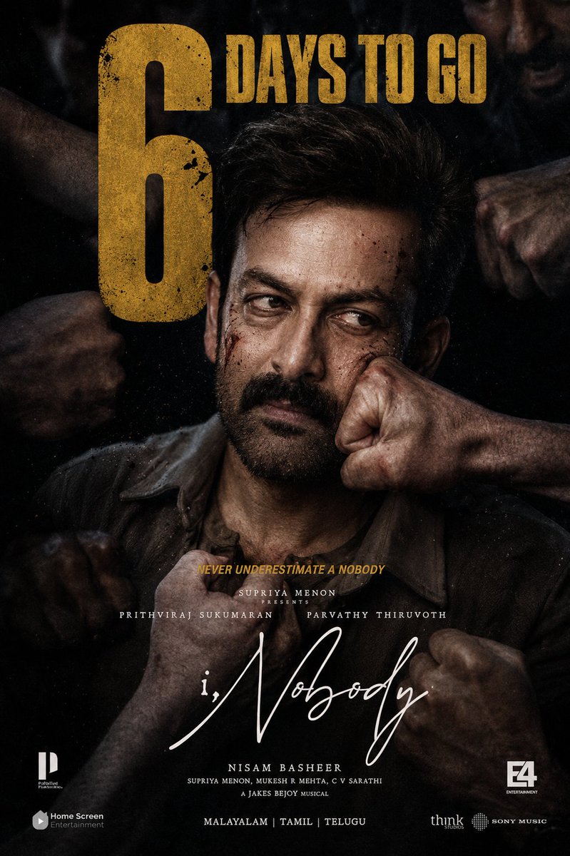 Abbas_Anwar_'s tweet photo. A Simple Design for #INobody 🏦

6 Days to Go! In cinemas worldwide on July 9th! ⚡🌪️

@PrithviOfficial @PrithvirajProd @E4Emovies @jakes_bejoy @Poffactio #PrithvirajSukumaran 

Malayalam | Tamil | Telugu https://t.co/B00jA2sLXf