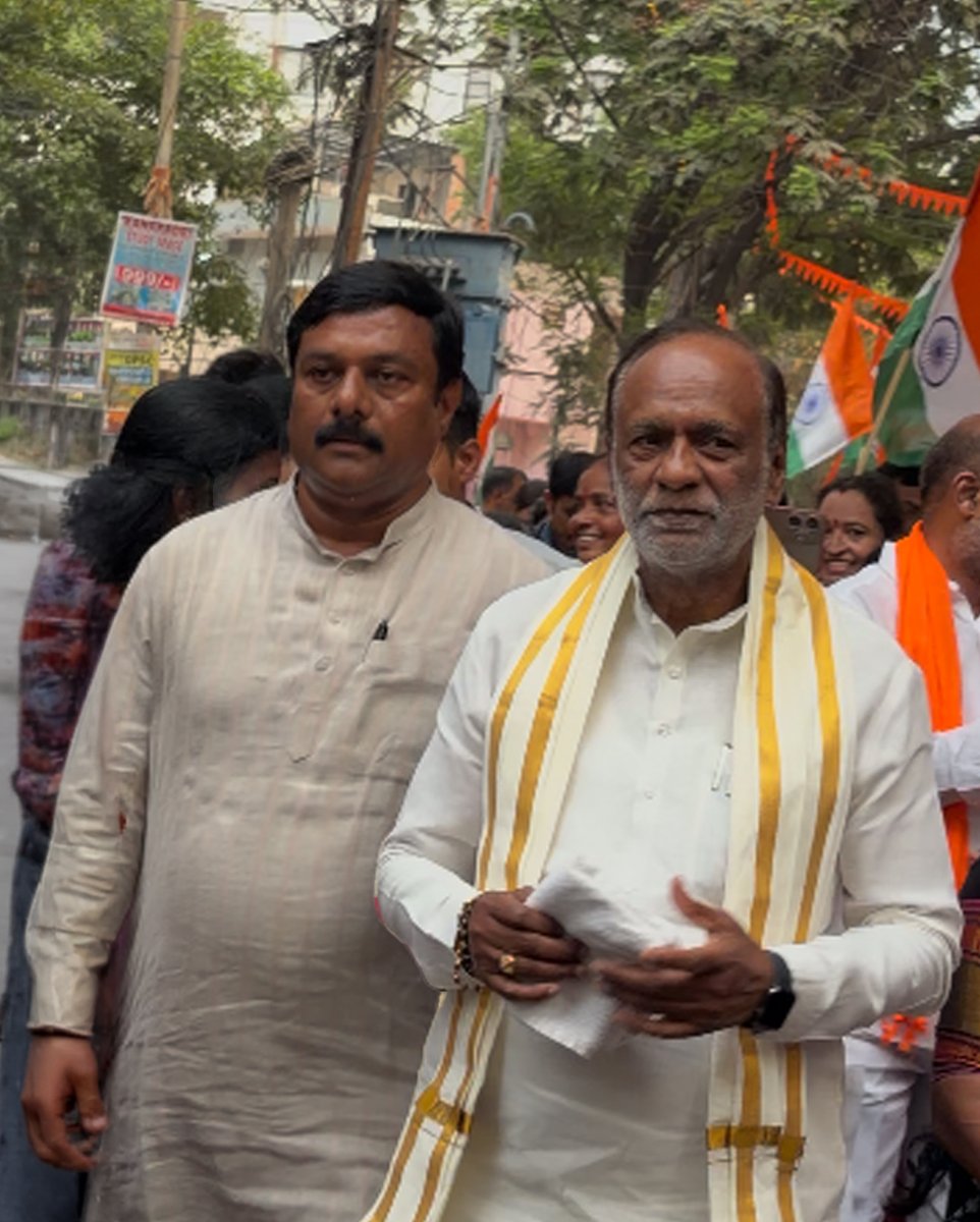 maheshreddy_bjp's tweet photo. Warm birthday wishes to Rajya Sabha MP, BJP Parliamentary Board Member and BJP OBC Morcha National President Dr. K. Laxman garu.

May Prabhu Shri Ram bless him with good health, long life, and greater strength to continue serving the nation, Telangana and the party.
@drlaxmanbjp https://t.co/QiVA0WSsbh