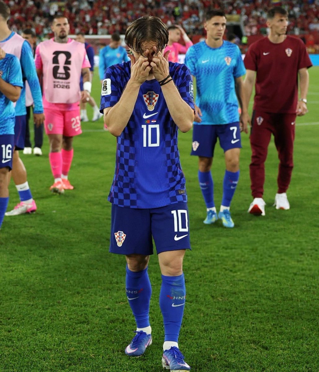 MHassanFootball's tweet photo. Croatian football existed before Luka Modric and will somehow survive after him but it will never thrive as it did during his beautiful reign. Barring Kylian Mbappe, probably no Real Madrid player from the past few years has a World Cup legacy like his. He took Croatia, a team that had no right to be in a World Cup final, to a final, followed by another semi final and last night the his tired back was finally broken by the barest of margins.

Come back to Real Madrid now, Luka. There is no place like home.