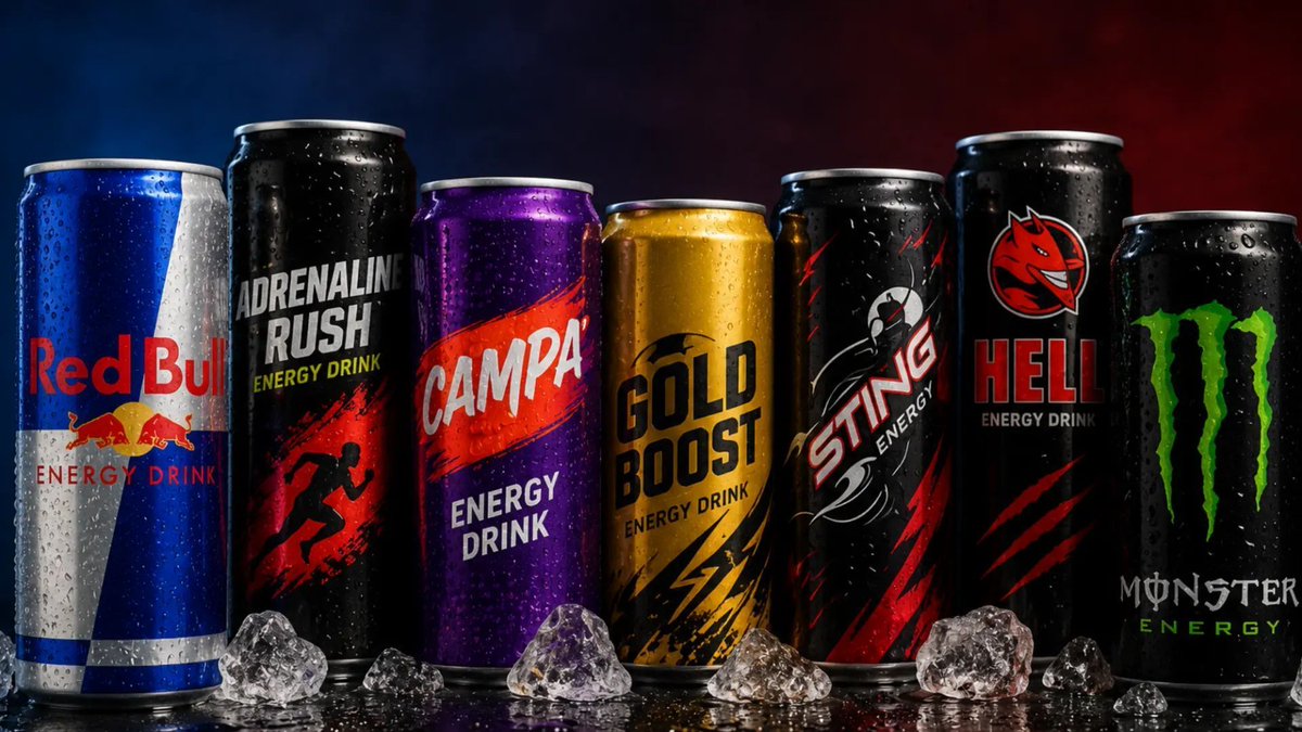 IndianTechGuide's tweet photo. 🚨 FSSAI has issued notices to six beverage brands, including Red Bull, Sting, and Monster, over misleading use of the term "energy drink" and related promotional claims. https://t.co/D5AeiGzIGg