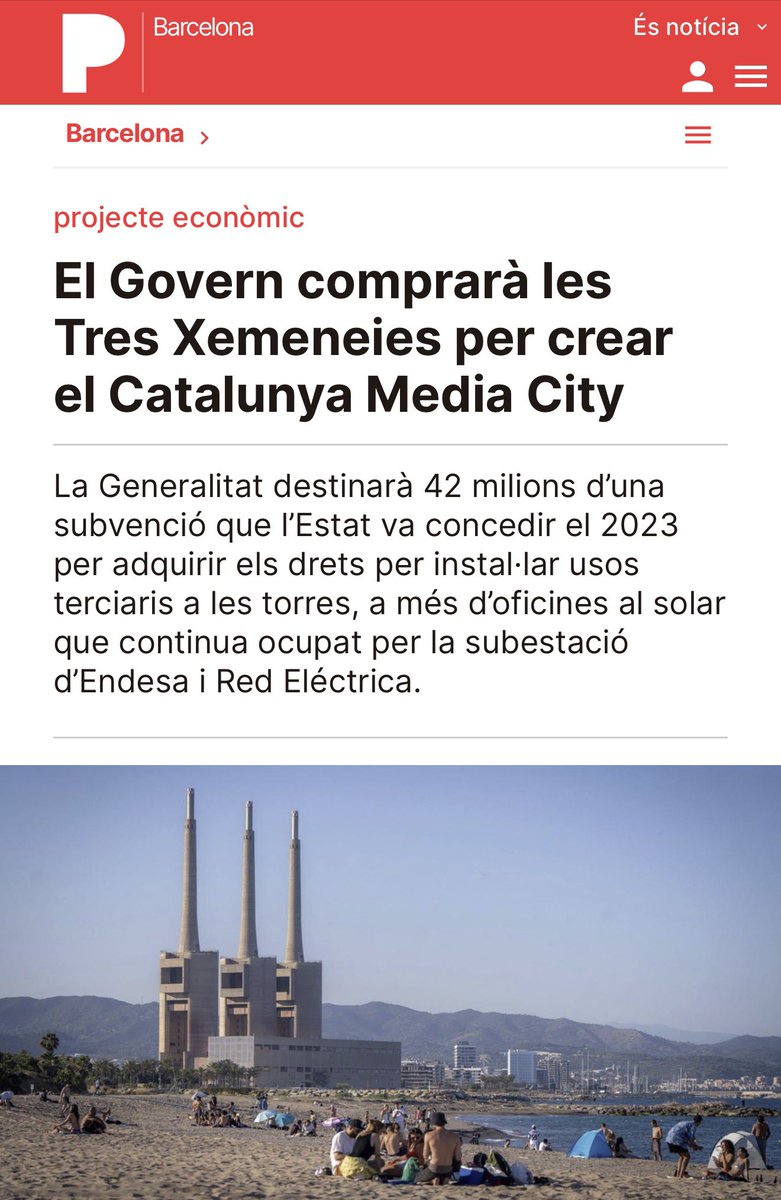 Comptesclares's tweet photo. FIL — 1/13

Quan un projecte "cultural" públic ve amb roda de premsa, alcalde somrient i nom en anglès que sona a Silicon Valley, al Menjòmetre se'ns eriça la pell. 

Gallina de piel, com deia l’holandès.

No és una intuïció humana, però. És un patró algorítmic.

Us expliquem per què amb el Catalunya Media City, dada a dada.