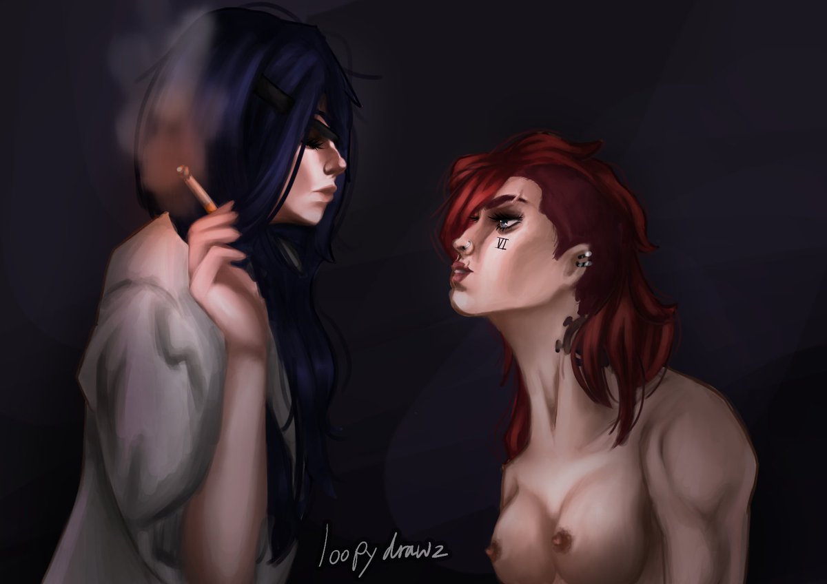 loopydrawz's tweet photo. "baby, come back to bed..."
#caitvi #arcane https://t.co/tVyQPfEibo