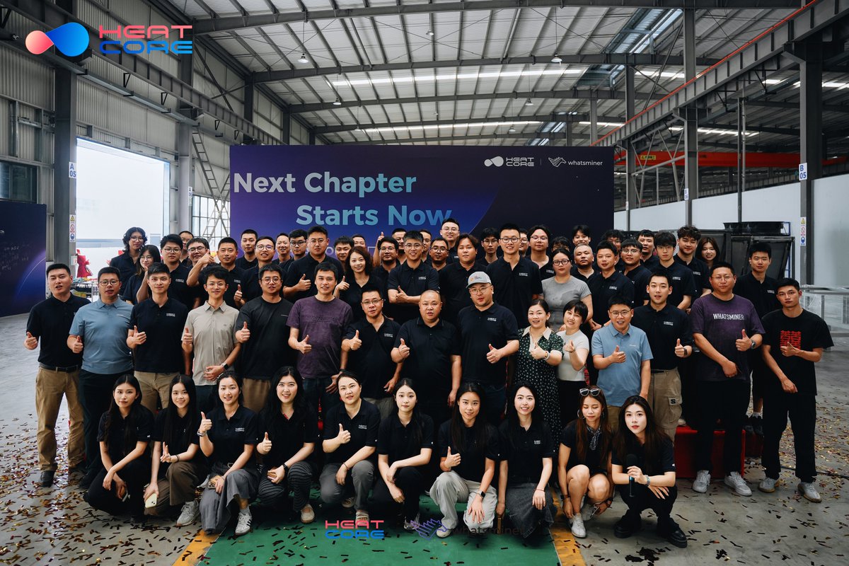 Heatcore_tech's tweet photo. 🥳#HeatCore unveils our brand new factory!
To meet surging customer demands and deliver even higher quality products with faster lead times, we have opened our newest factory. 🎉🥂
A massive thank you to our valued partner @Whatsminer_MBT for joining us at the ribbon-cutting ceremony! 🎊