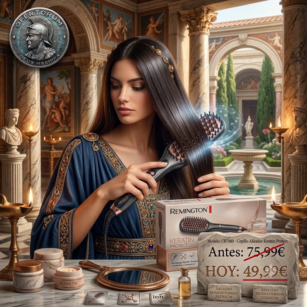 ofertorumweb's tweet photo. 🏛️¡MELENA DIGNA DE UNA DIOSA!🏛️
¡Ave!✋Luce un cabello liso, brillante y protegido con el cepillo Remington Keratin Protect.
Cerámica con queratina y tecnología iónica antiquemaduras.
❌Antes: 75,99€
🔥HOY: 49,99€
🔗https://t.co/6FcF9A1Q50
#Ofertorum #Remington #Belleza #Chollo https://t.co/OQ1o1EBCFZ