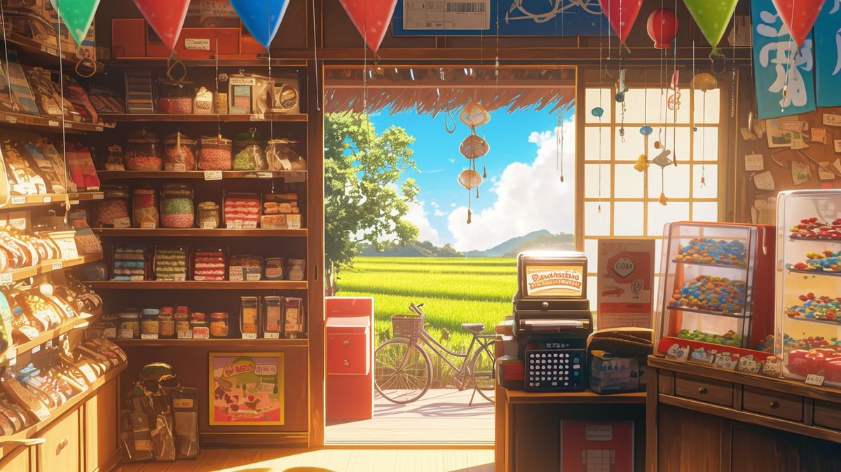 sozaiya_create's tweet photo. 🤍背景無料配布｜16:9

「真夏の駄菓子屋」

サムネ・配信・TRPG等にぜひどうぞ！
使用報告不要です♡

#まいにちなちゃフリ素 #フリー素材 #背景素材
🤍利用規約：https://t.co/OaLZsG9Tj7 https://t.co/tsX34PVjCe