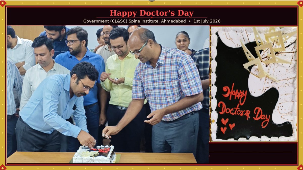 GovernmentSpine's tweet photo. Government Spine Institute Director Dr. Piyush Mittal and Team celebrate Doctor’s Day and sincerely thank all doctors for their commitment and continuous efforts.

@prafulpbjp #GSIDrPiyushMittalAndTeam @gsihospital 
#NationalDoctorsDay #DoctorsDay #ThankYouDoctors #HealthcareHero https://t.co/G2JljJTfc5