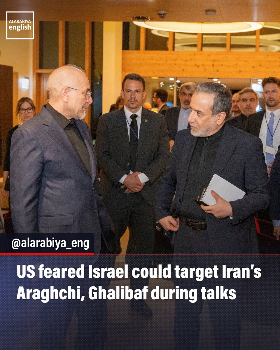 AlArabiya_Eng's tweet photo. Israel may have been plotting to assassinate Iran’s top negotiators while Washington was engaged in talks with Tehran earlier this year, the New York Times reports, citing US officials. https://t.co/UZFdhLnF0U