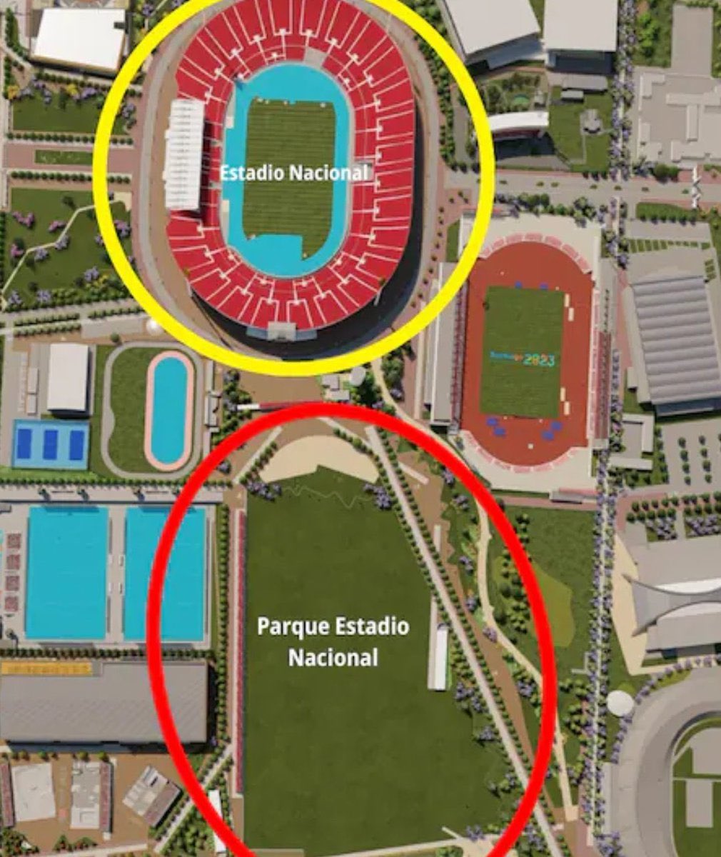 gcftkoo_'s tweet photo. Pergantian venue

Dari
🟡: Stadion utama yang awalnya mau dipakai buat konser BTS

Ke:
🔴: Area terbuka di sebelah stadion https://t.co/q7HNPHVqGh