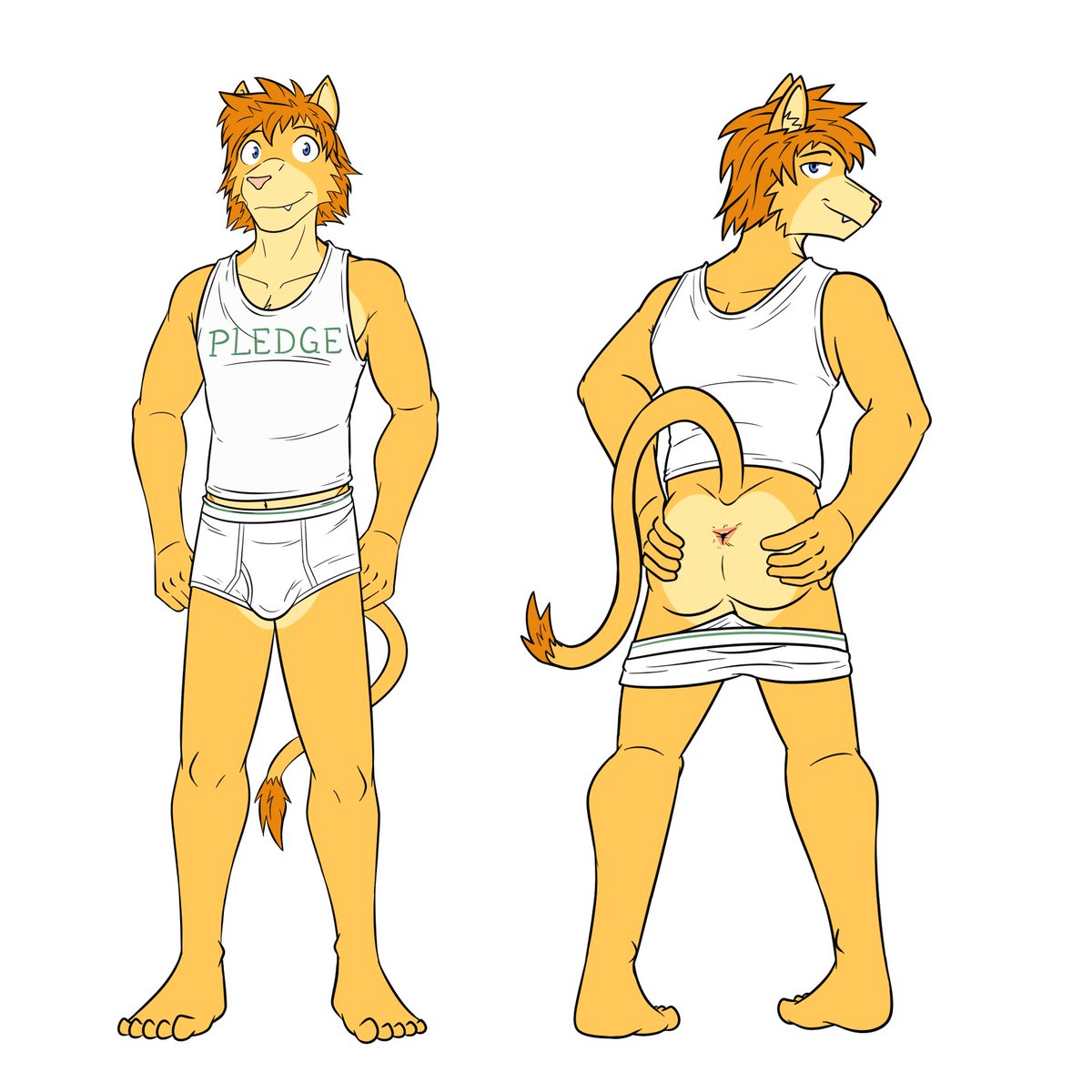 FuzeDudeArt's tweet photo. Lion pledge knows exactly what you wanna see. https://t.co/pr13AKQjqt