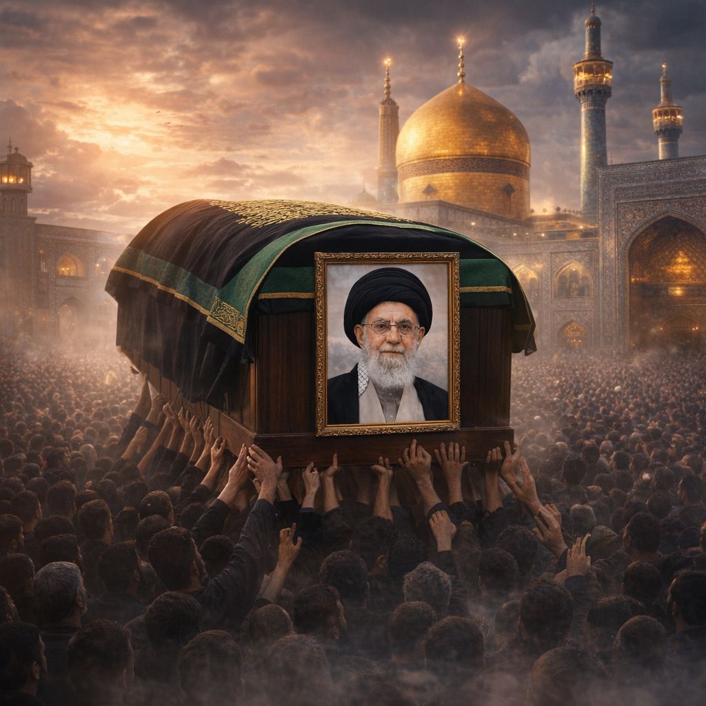 ebrahim15162048's tweet photo. این تشییع فریاد خوانخواهی مردم ایران در شهادت امام شهیدشان است.
#باید_برخاست 
#خمینی_مشهد https://t.co/X006cKPkmi