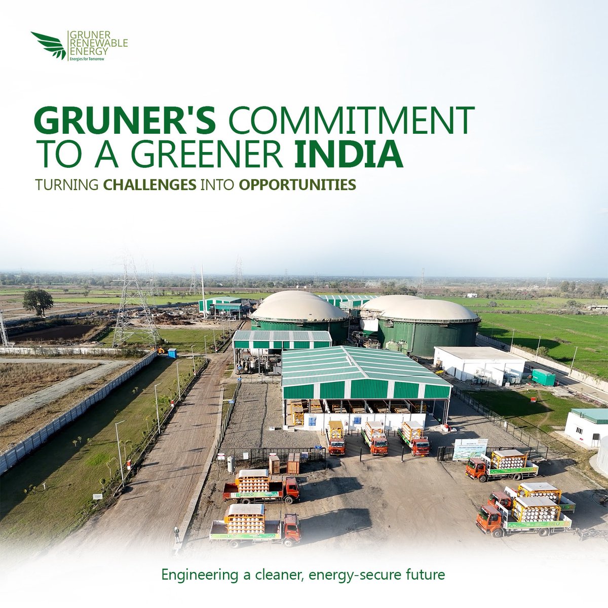 GrunerRenewable's tweet photo. ♻️ Every feedstock has potential. The right engineering unlocks it.

#GrunerRenewableEnergy #CBG #BioEnergy #WasteToEnergy #RenewableEnergy #EPC #CircularEconomy #CleanEnergy #EnergyTransition #MakeInIndia #GrunerForGreenFuture @mnreindia https://t.co/2XgA3PWhAd