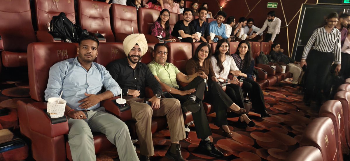 ASA_cci's tweet photo. A fun evening with our Delhi and Gurugram teams.

Stepping away from our desks to unwind, catch a movie, and enjoy some time together. It's moments like these that strengthen the connections beyond the workplace.

#LifeAtBakerTillyASAIndia #TeamCulture #WorkLife https://t.co/LpM4oUAHLy