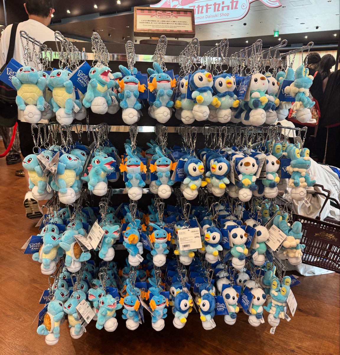kayotan_pikachu's tweet photo. ポケパークのポケモンだいすきショップで
新しいグッズが販売していた(ﾟ∀三ﾟ三∀ﾟ) 

アシレーヌ噴水にいる
水ポケモンたちのグッズ

マスコットが
噴水周りの子たちと同じ顔をしていて
尊い🤦‍♀️💓 https://t.co/yE6cB9higN