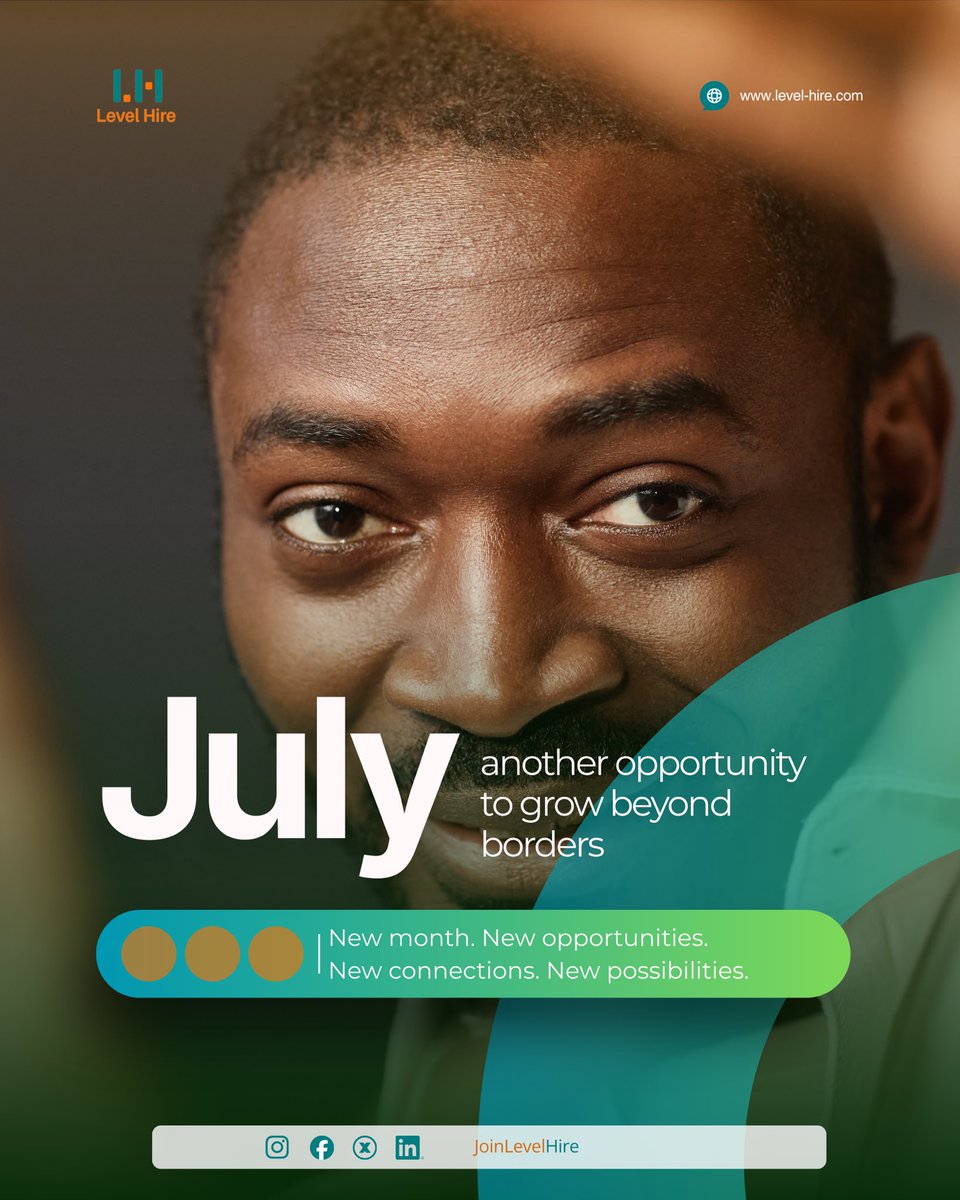 JoinLevelHire's tweet photo. Welcome to July #levelhire #memtorship #africandiaspora https://t.co/fqRFKsh1Nf