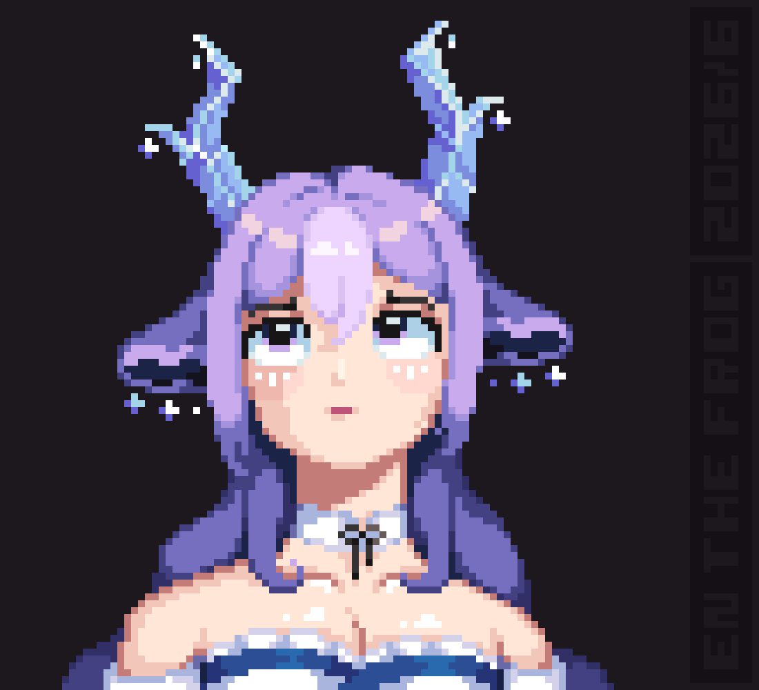 EnTheFrog's tweet photo. #kirika_art #pixelartㅤㅤㅤㅤ 

Locked in at 2am and somehow drew the best thing i've ever made 💎🦊 https://t.co/sDnajkjuiW